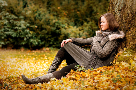 Herbstshooting Baum